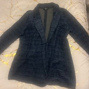 Navy jacket. (Missing buttons)